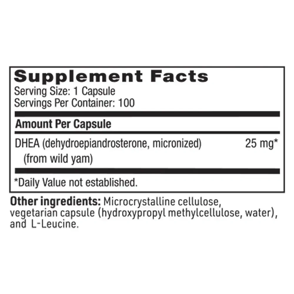 Product image for DHEA 25mg.