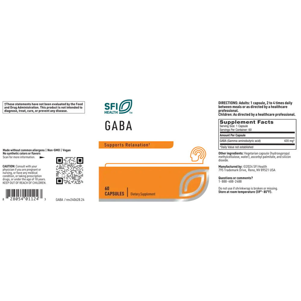 Product image for GABA (420 mg).