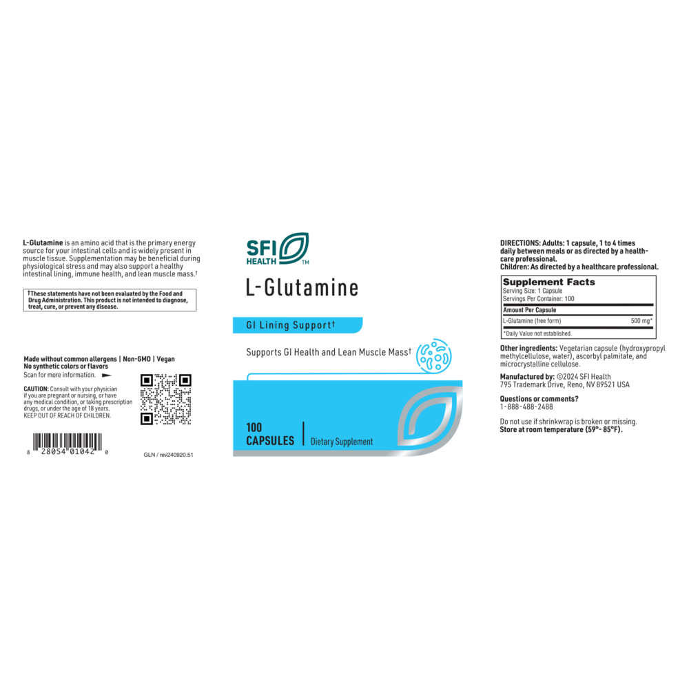 Product image for L-Glutamine.