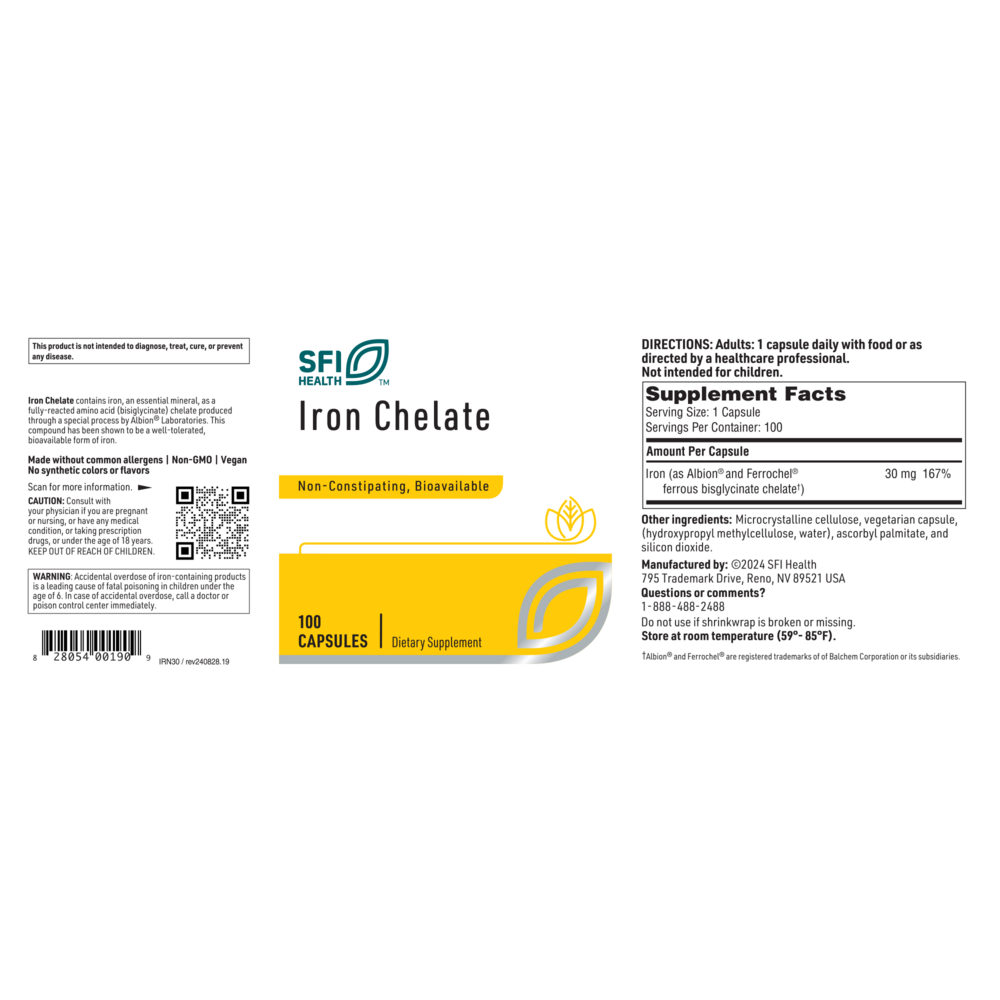 Product image for Iron Chelate.