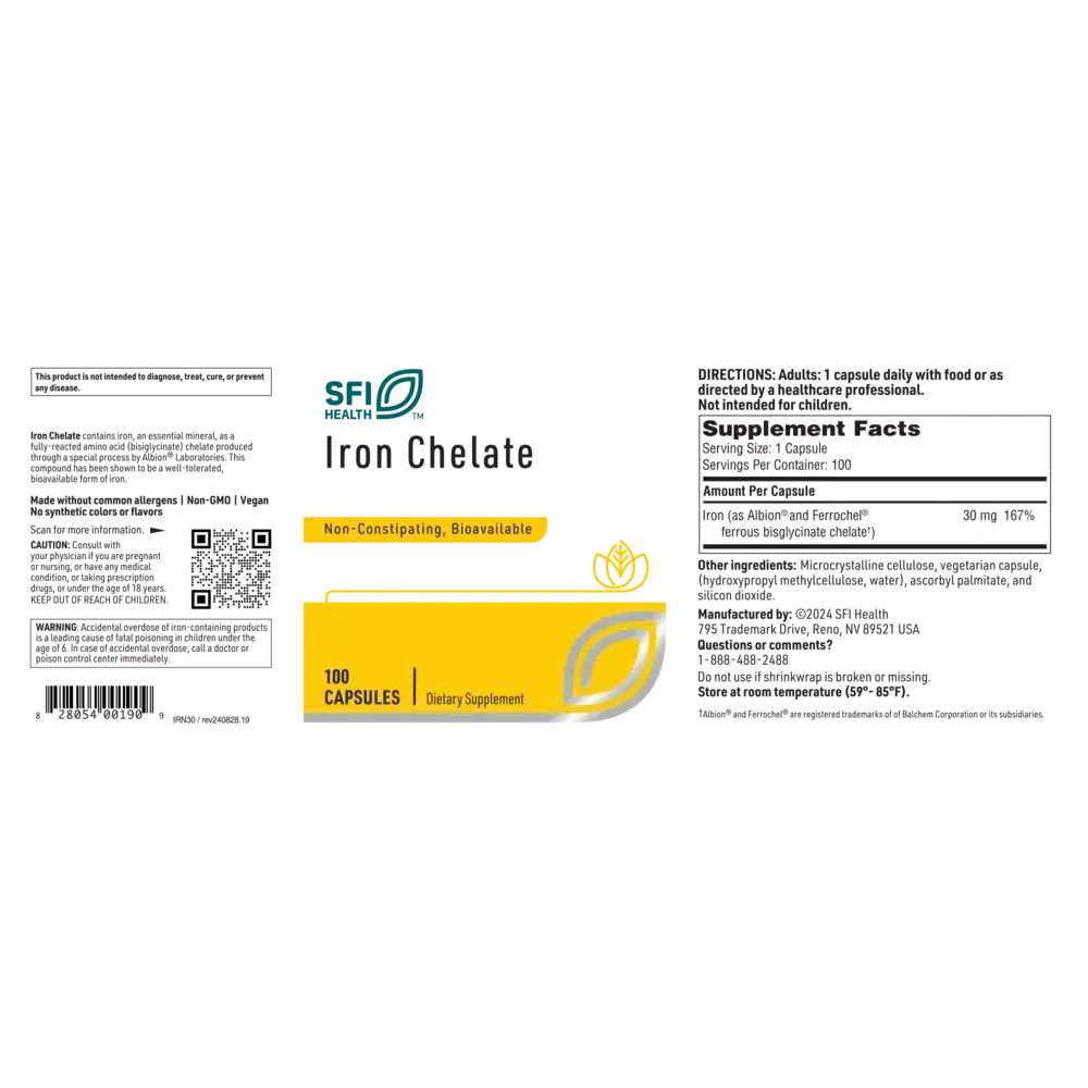 Product image for Iron Chelate.