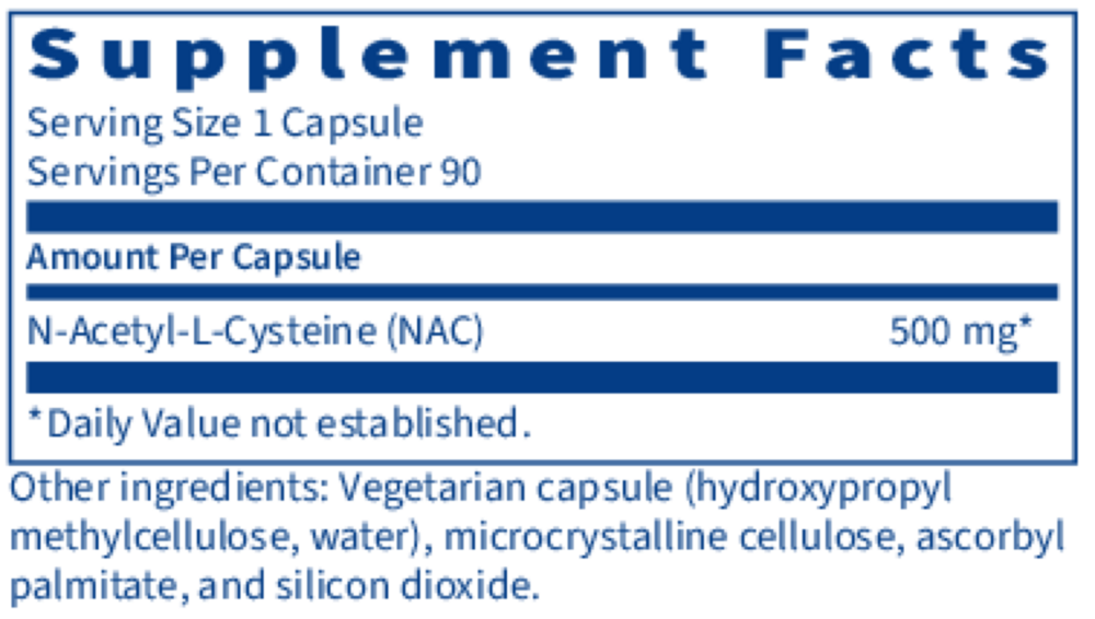 Product image for N-Acetyl-L-Cysteine.