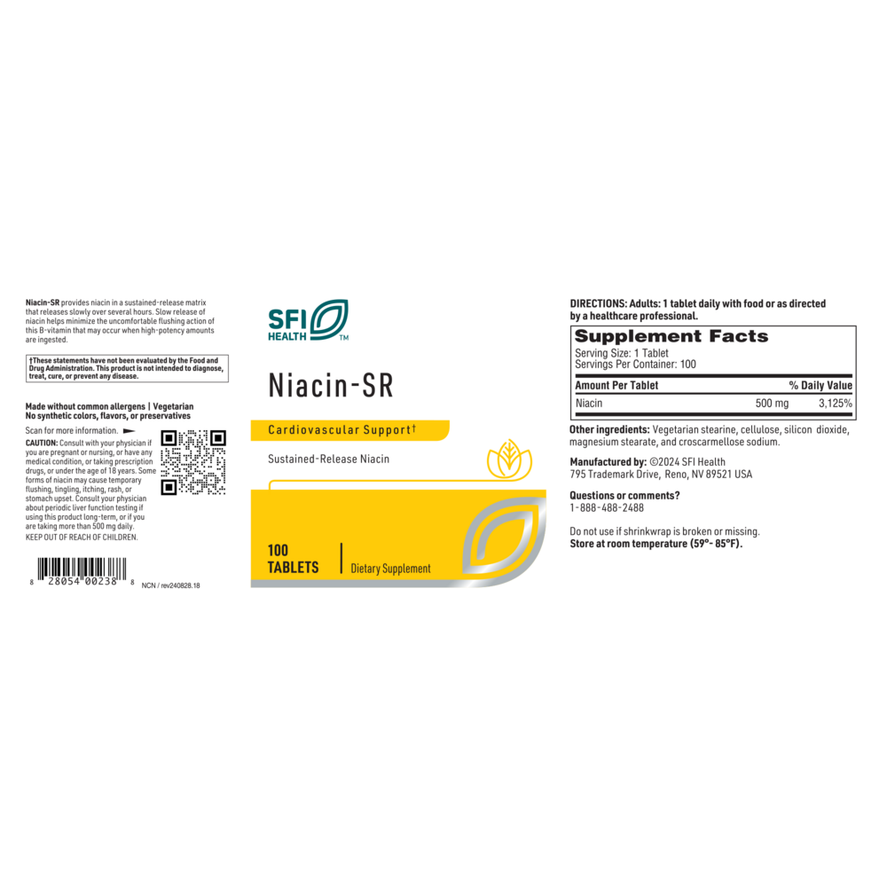 Product image for Niacin-SR.
