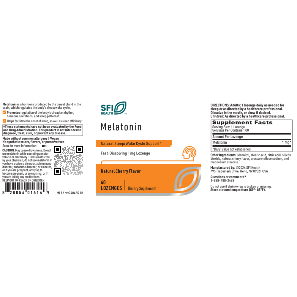 Product image for Melatonin Lozenge.