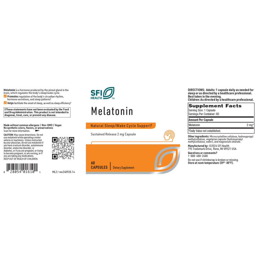 Product image for Melatonin-SR (2 mg).