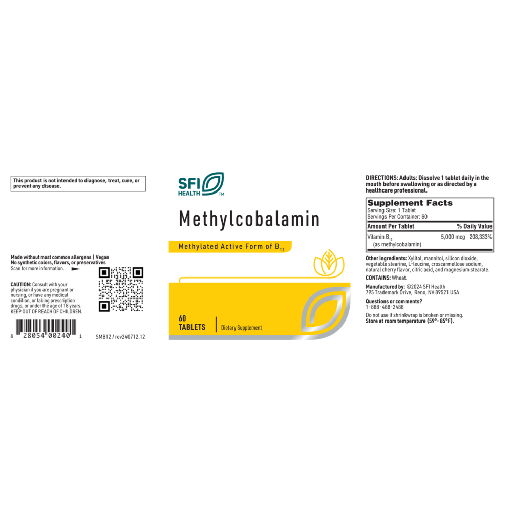 Product image for Methylcobalamin.