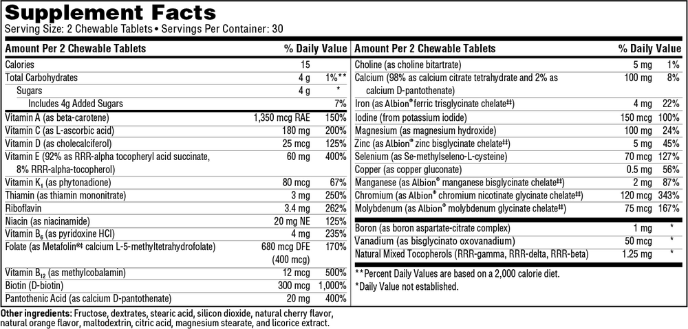 Product image for Vitatab® Chewable.