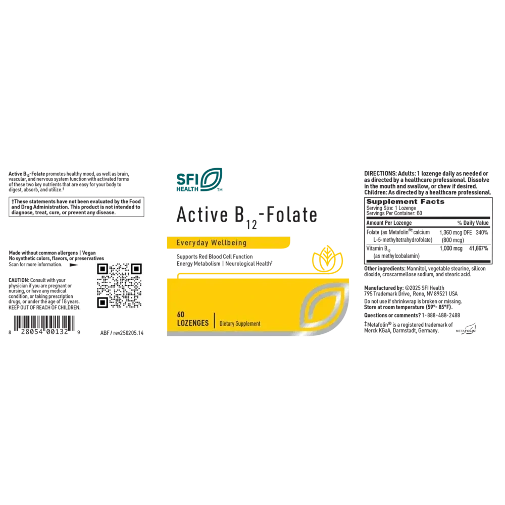 Product image for Active B12-Folate.