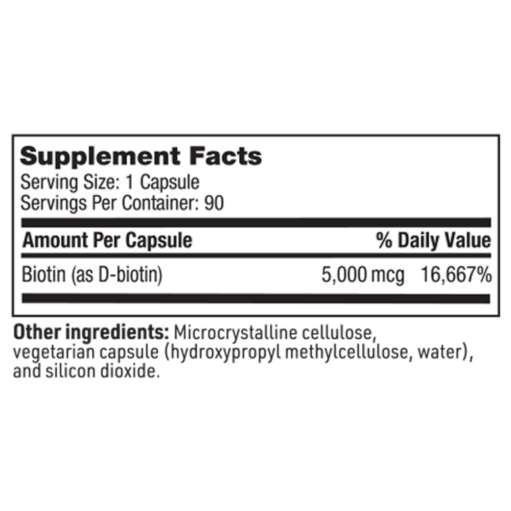 Product image for Biotin.