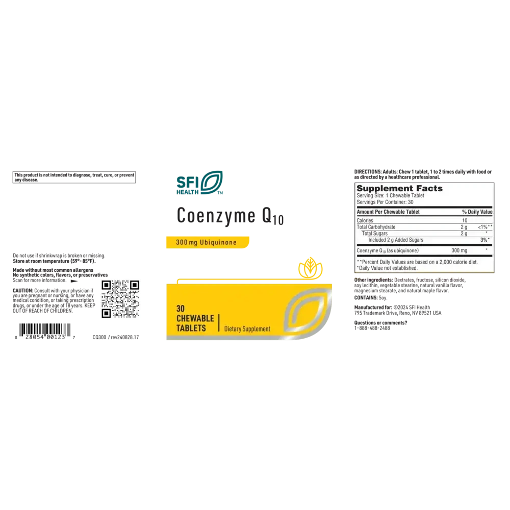 Product image for Coenzyme Q10 (300 mg).
