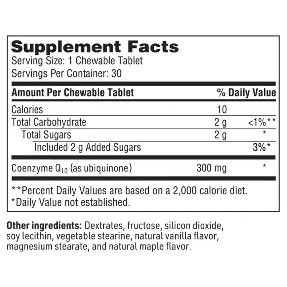 Product image for Coenzyme Q10 (300 mg).