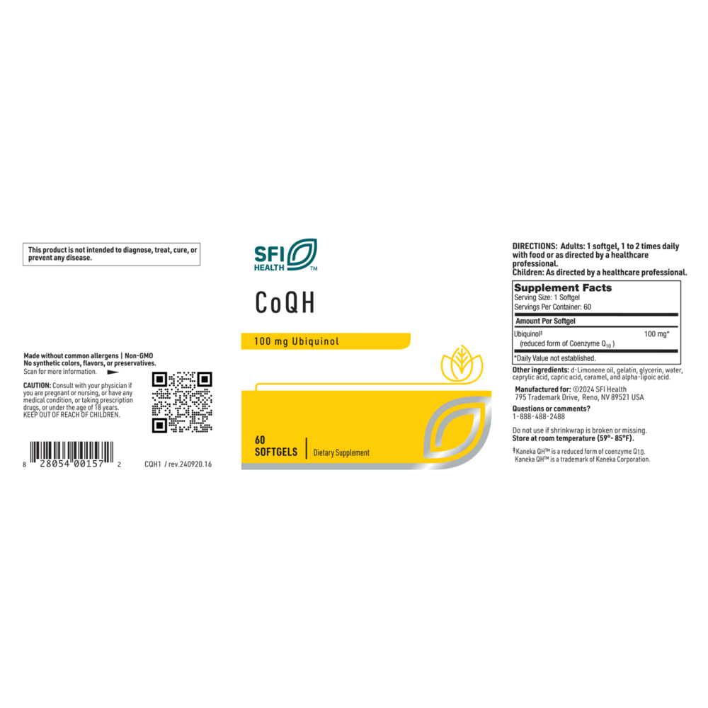Product image for CoQH™ 100mg.