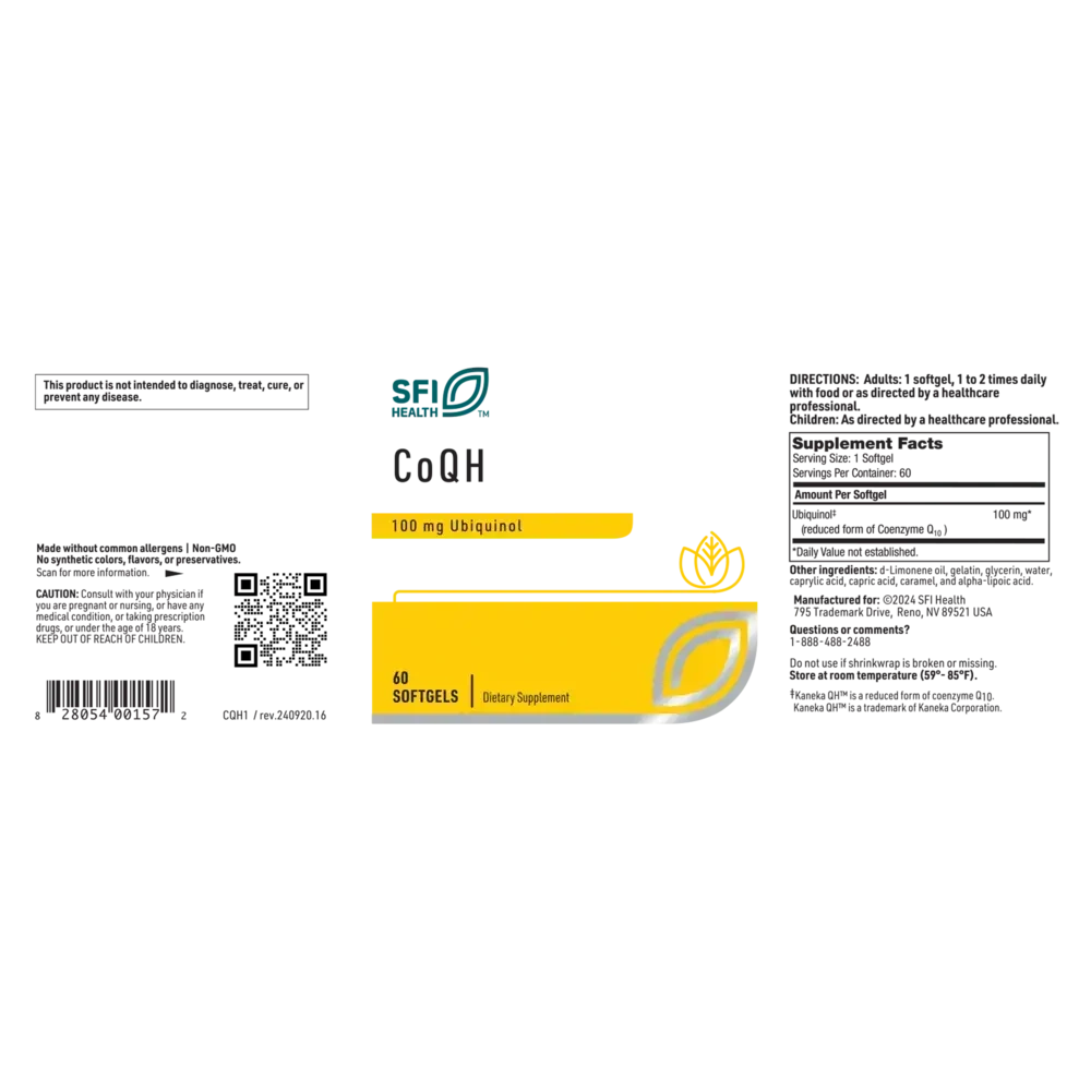 Product image for CoQH™ 100mg.