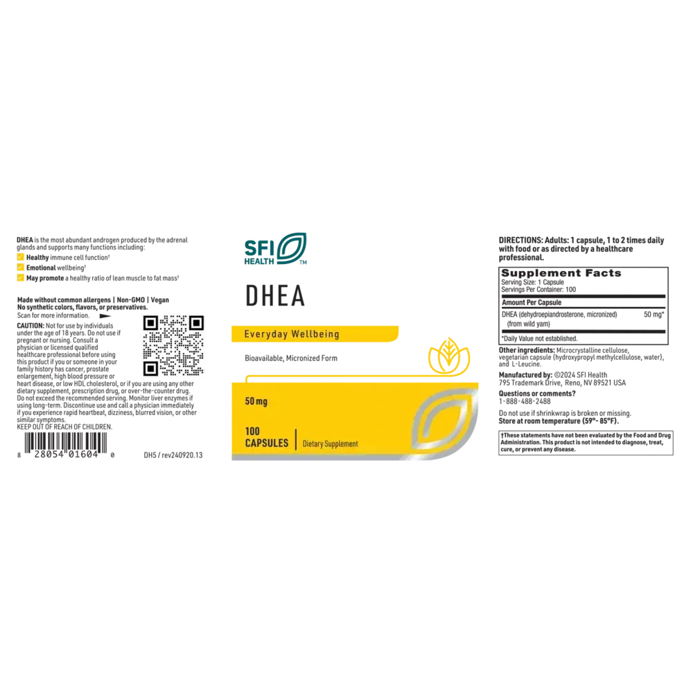 Product image for DHEA 50mg.