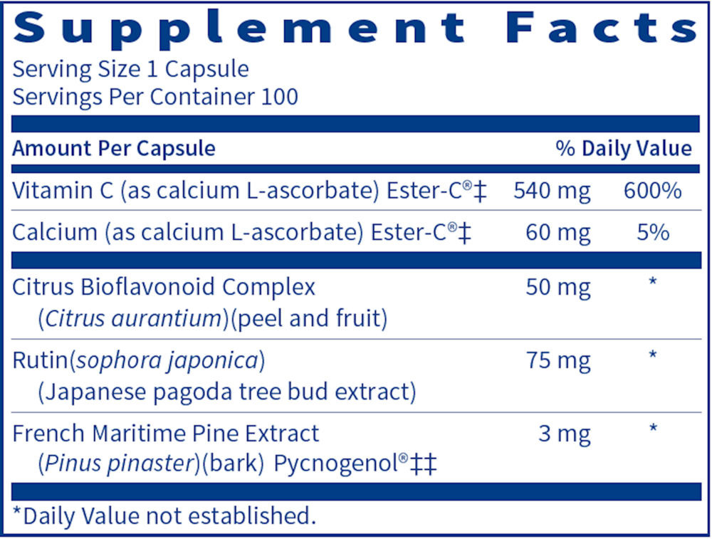 Product image for Ester-C® Bio.