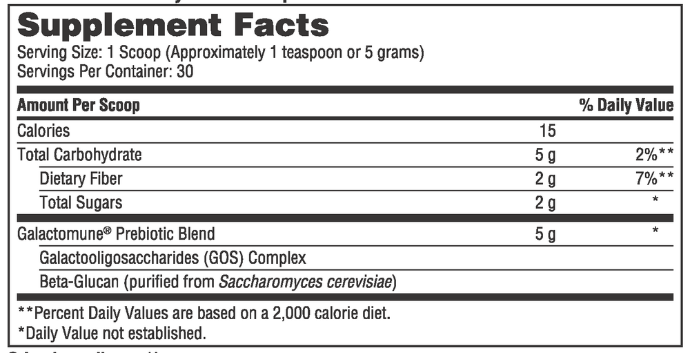 Product image for Galactomune Powder.
