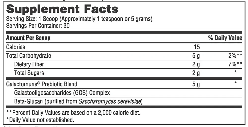 Product image for Galactomune Powder.