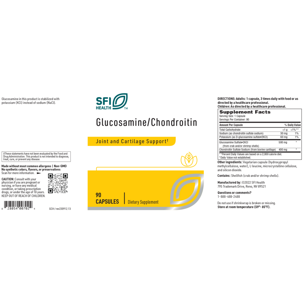 Product image for Glucosamine/Chondroitin.