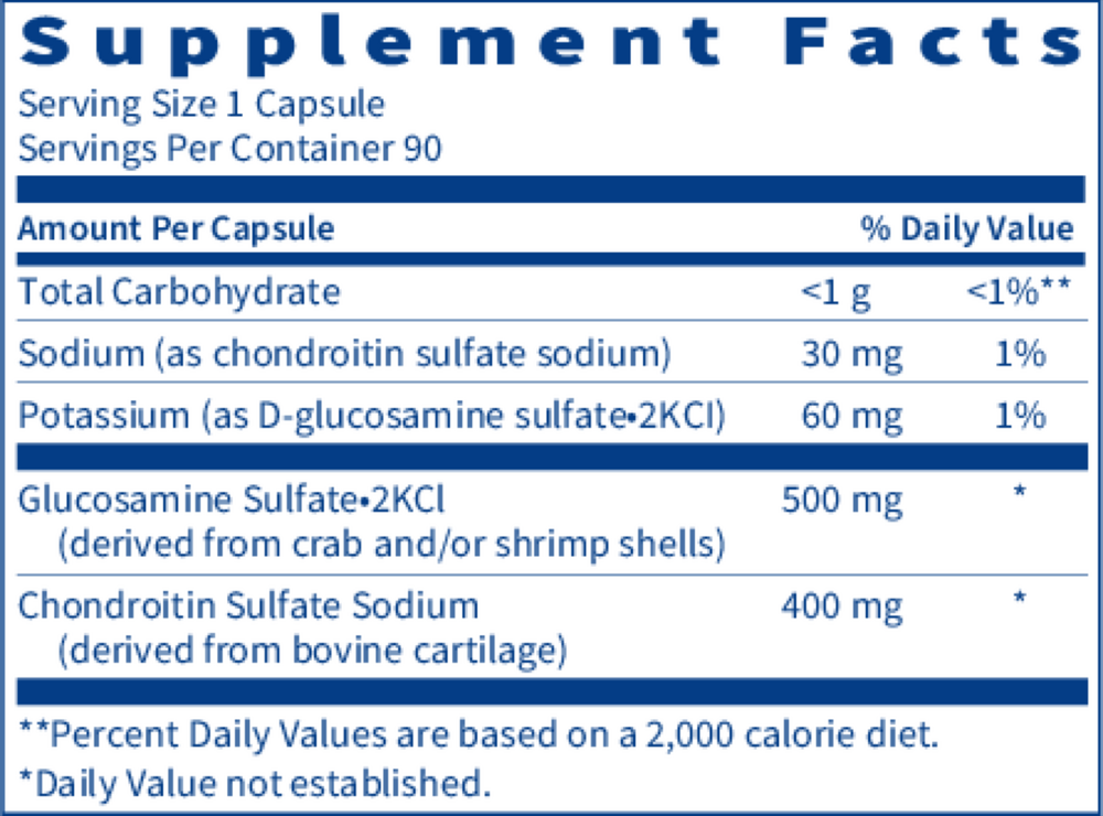 Product image for Glucosamine/Chondroitin.