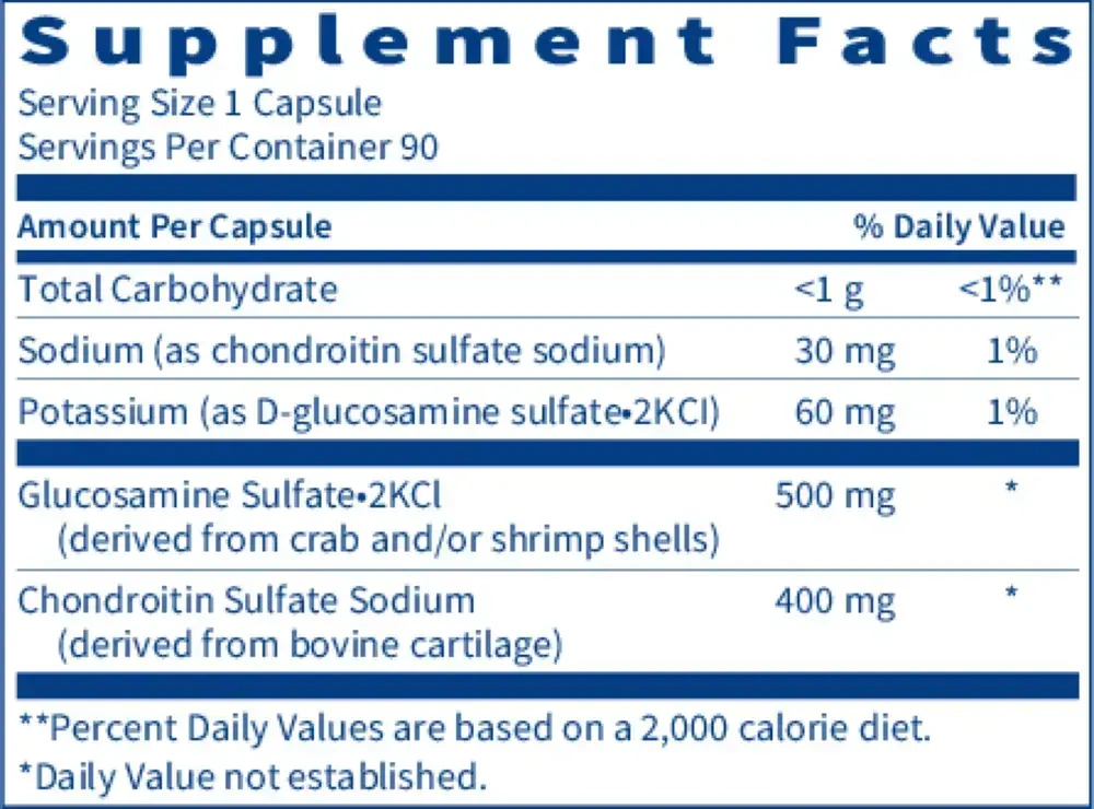 Product image for Glucosamine/Chondroitin.
