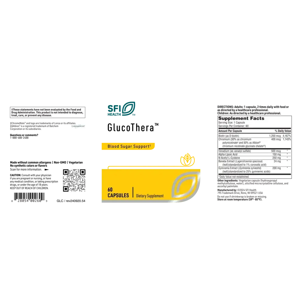 Product image for GlucoThera.