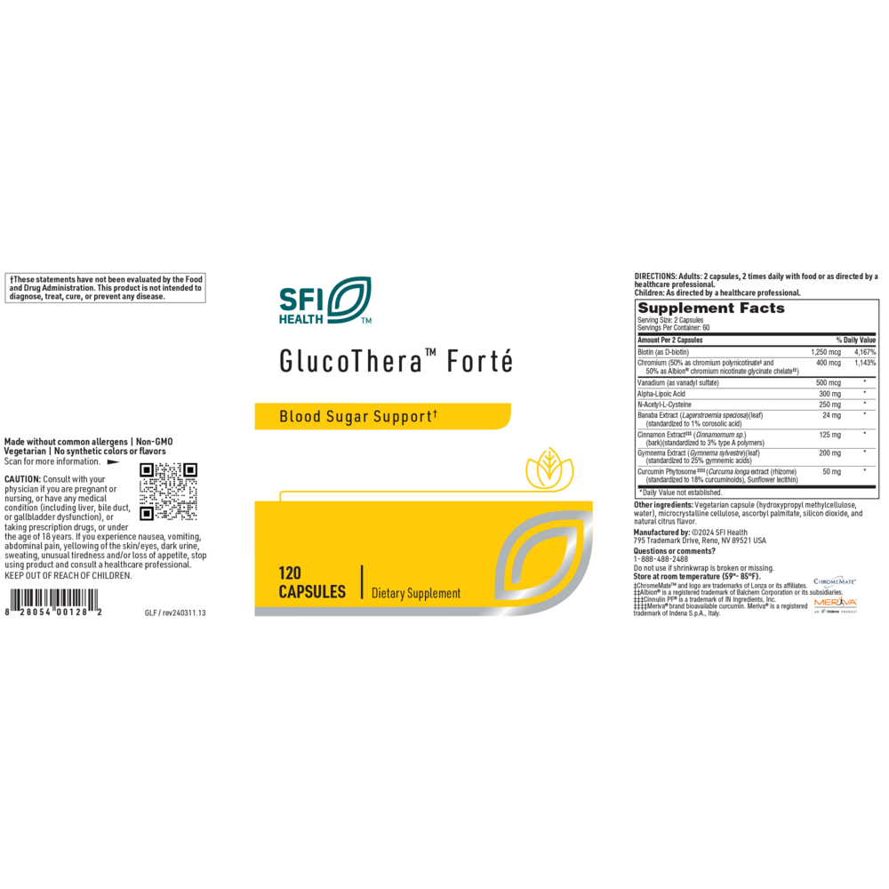 Product image for GlucoThera™ Forté.