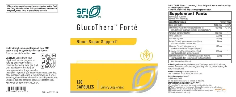 Product image for GlucoThera™ Forté.