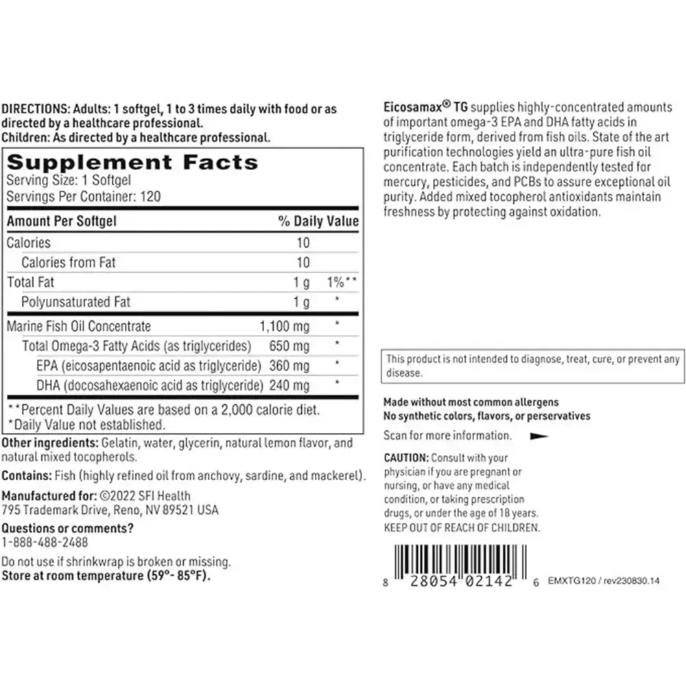 Product image for Marine Fish Oil.