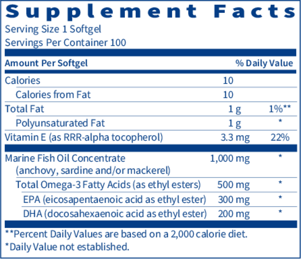 Product image for Marine Fish Oil.
