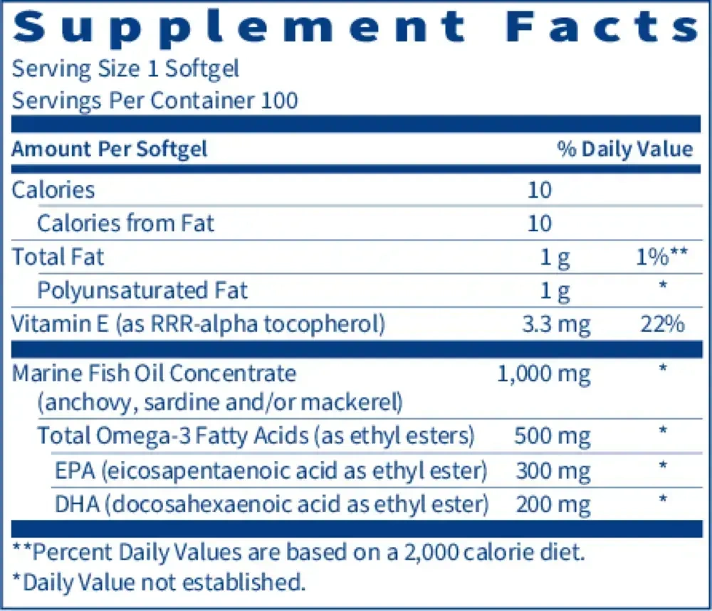 Product image for Marine Fish Oil.