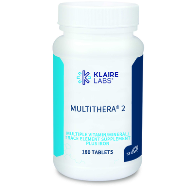 MultiThera 2 Plus Iron (180 tablets) by Klaire Labs