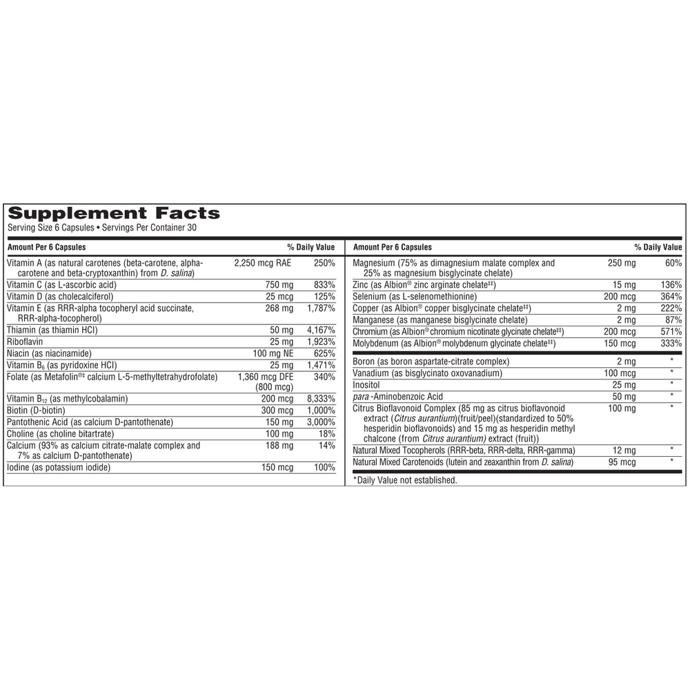 Product image for MultiThera®1 Capsule Formula.