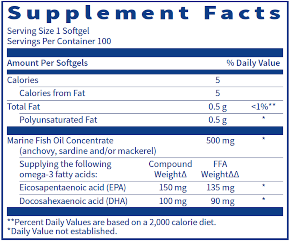 Product image for Omega-3 Mini™ Fish Oil.