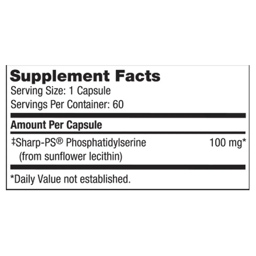 Product image for SeraBella (Phosphatidyl Serine SF).