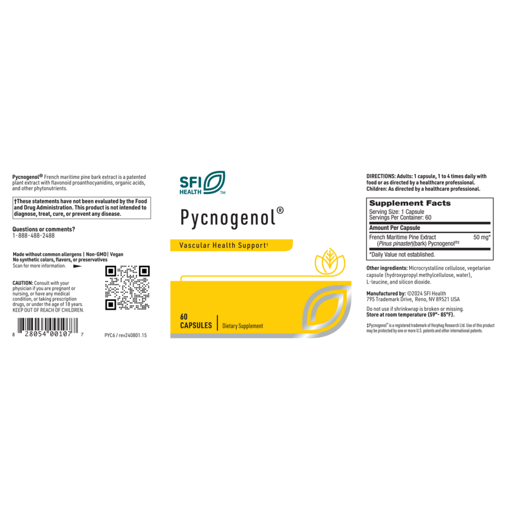 Product image for Pycnogenol® 50mg.