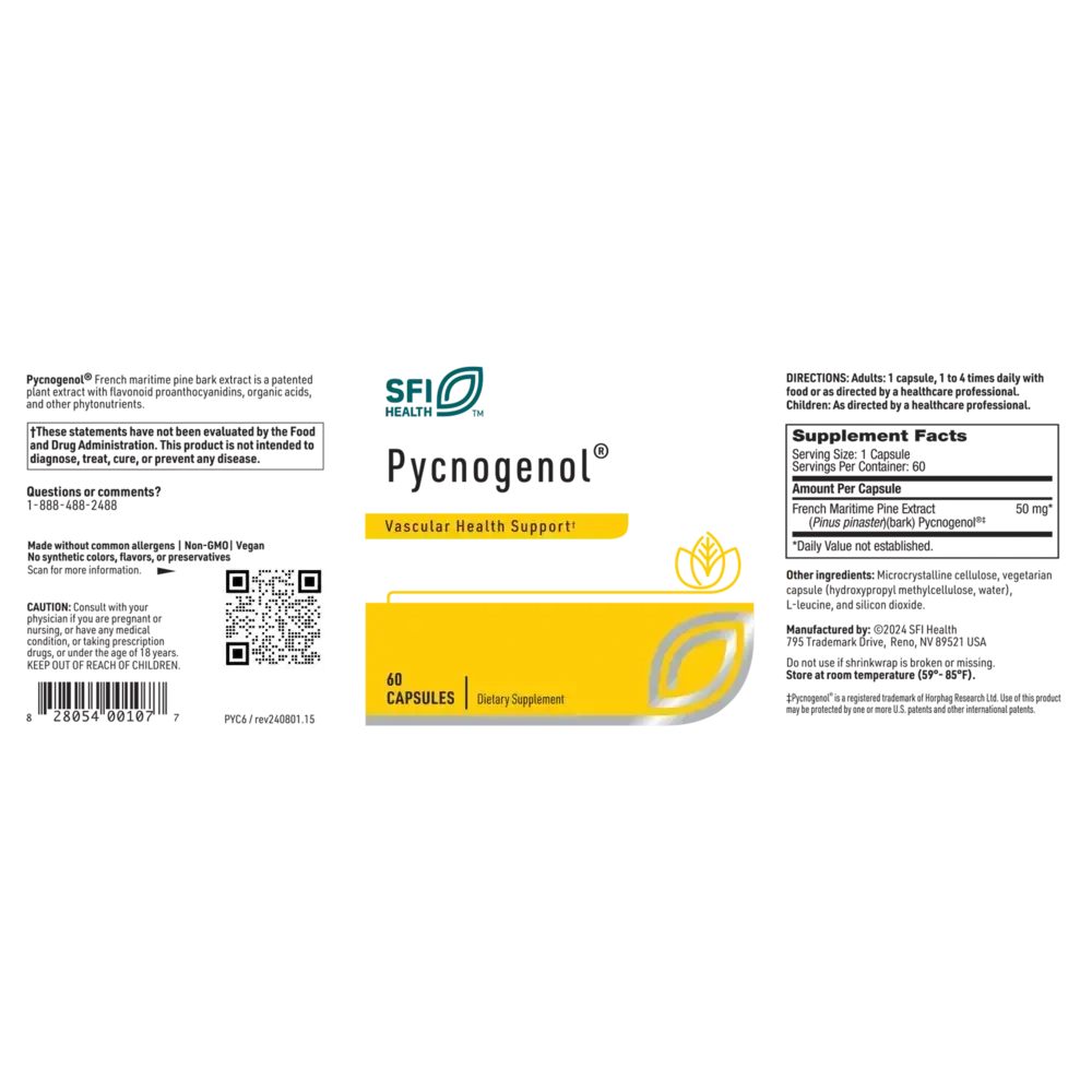Product image for Pycnogenol® 50mg.