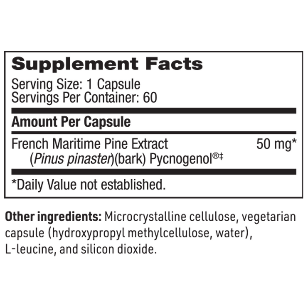 Product image for Pycnogenol® 50mg.