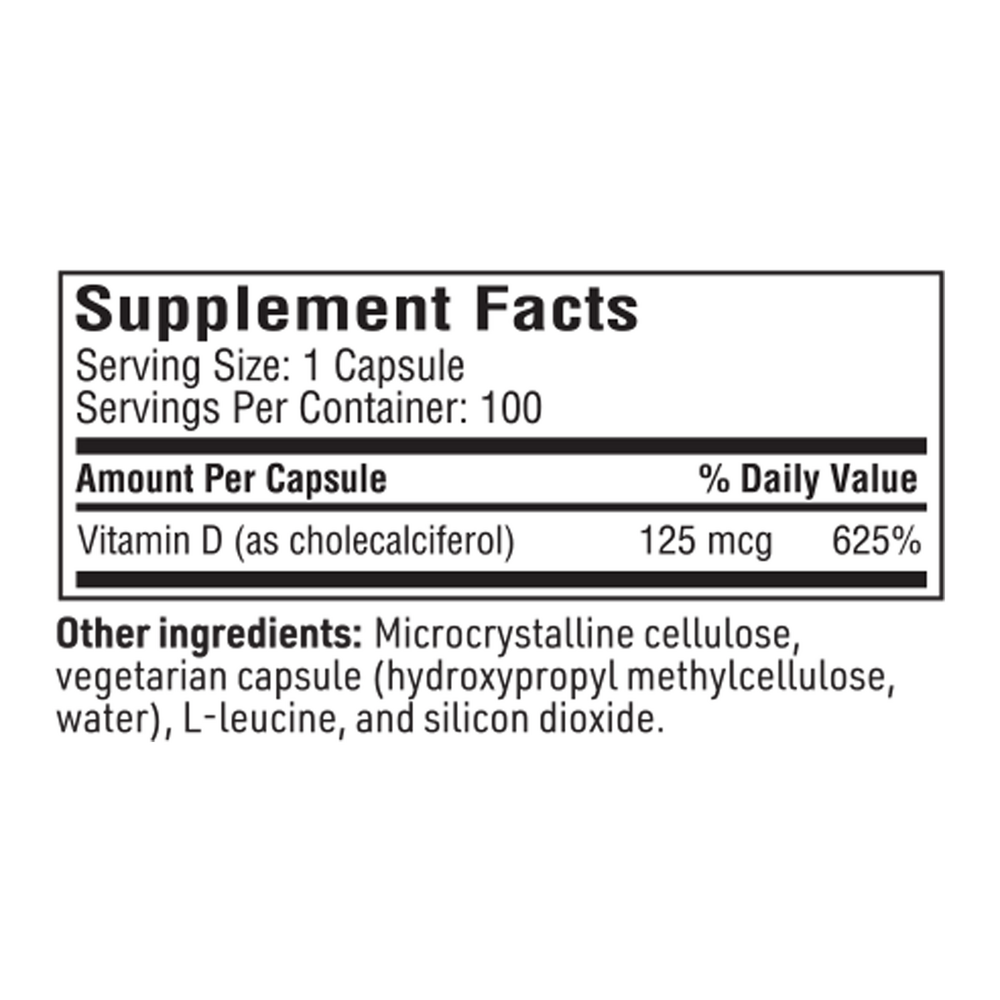 Product image for Vitamin D3 5000IU.
