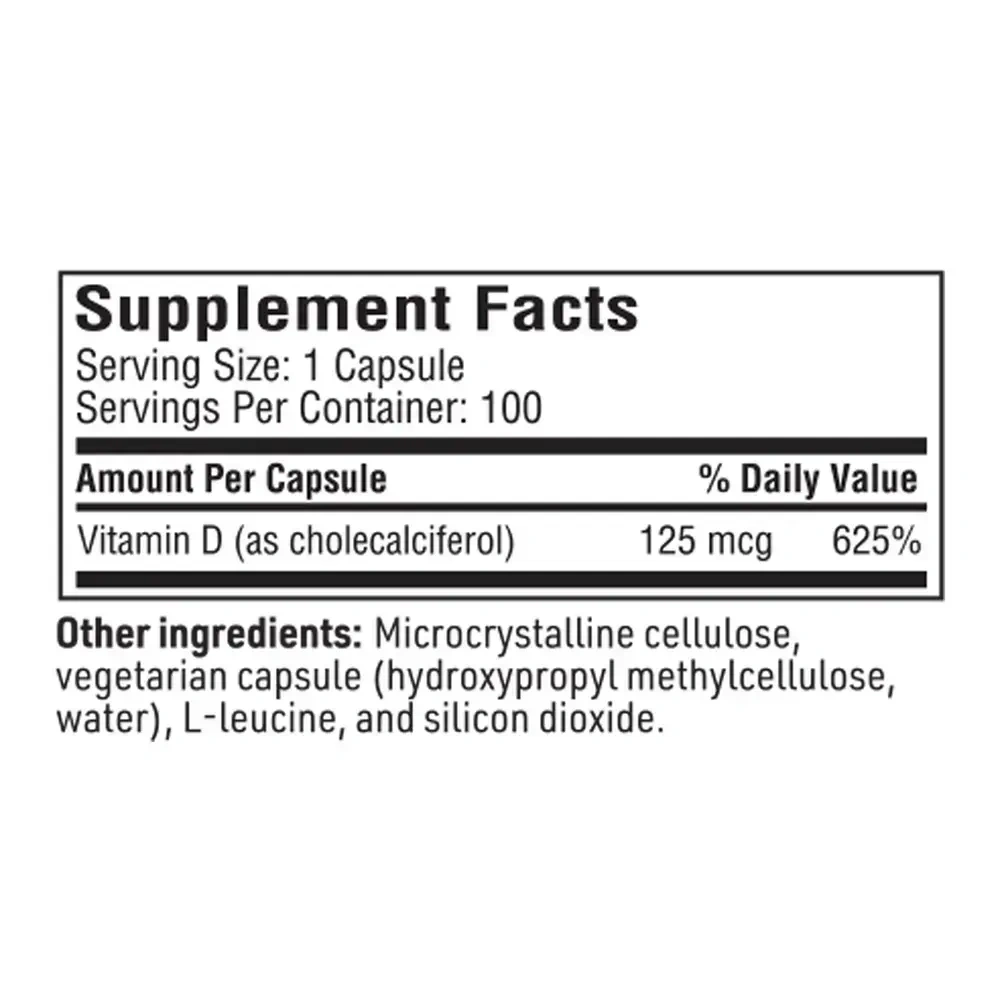 Product image for Vitamin D3 5000IU.