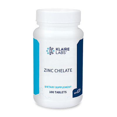 Zinc Chelate (100 tablets) by Klaire Labs