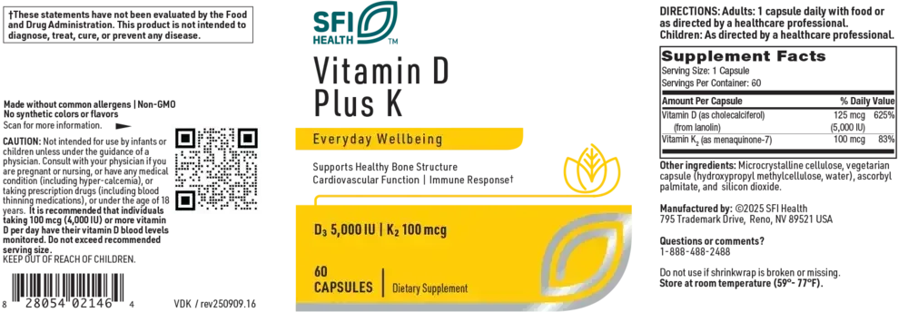 Product image for Vitamin D Plus K.