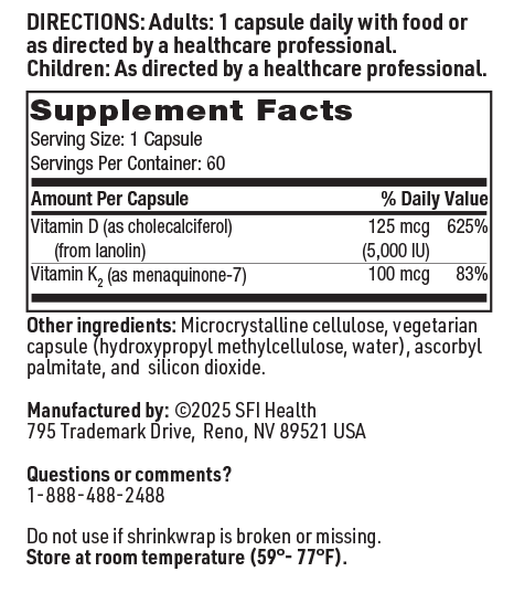 Product image for Vitamin D Plus K.