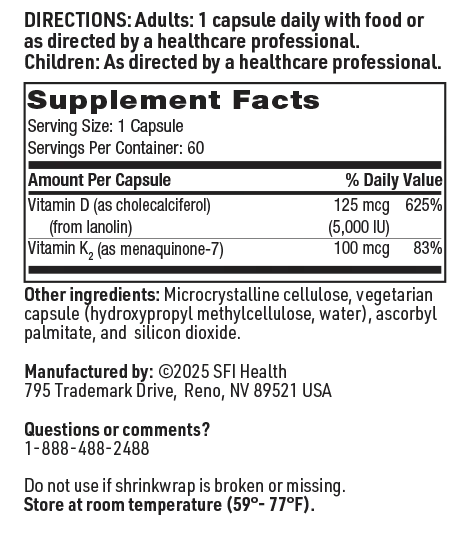 Product image for Vitamin D Plus K.