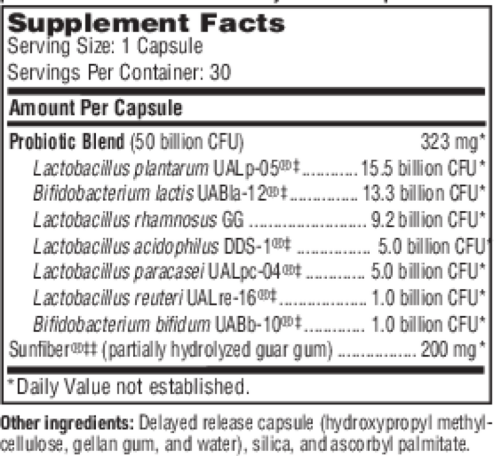 Product image for Ther-Biotic® Synbiotic Shelf Stable Probiotic.