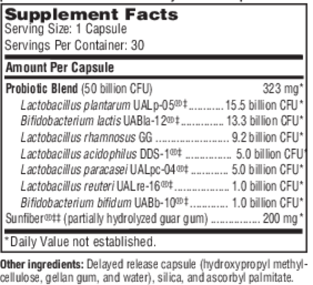 Product image for Ther-Biotic® Synbiotic Shelf Stable Probiotic.