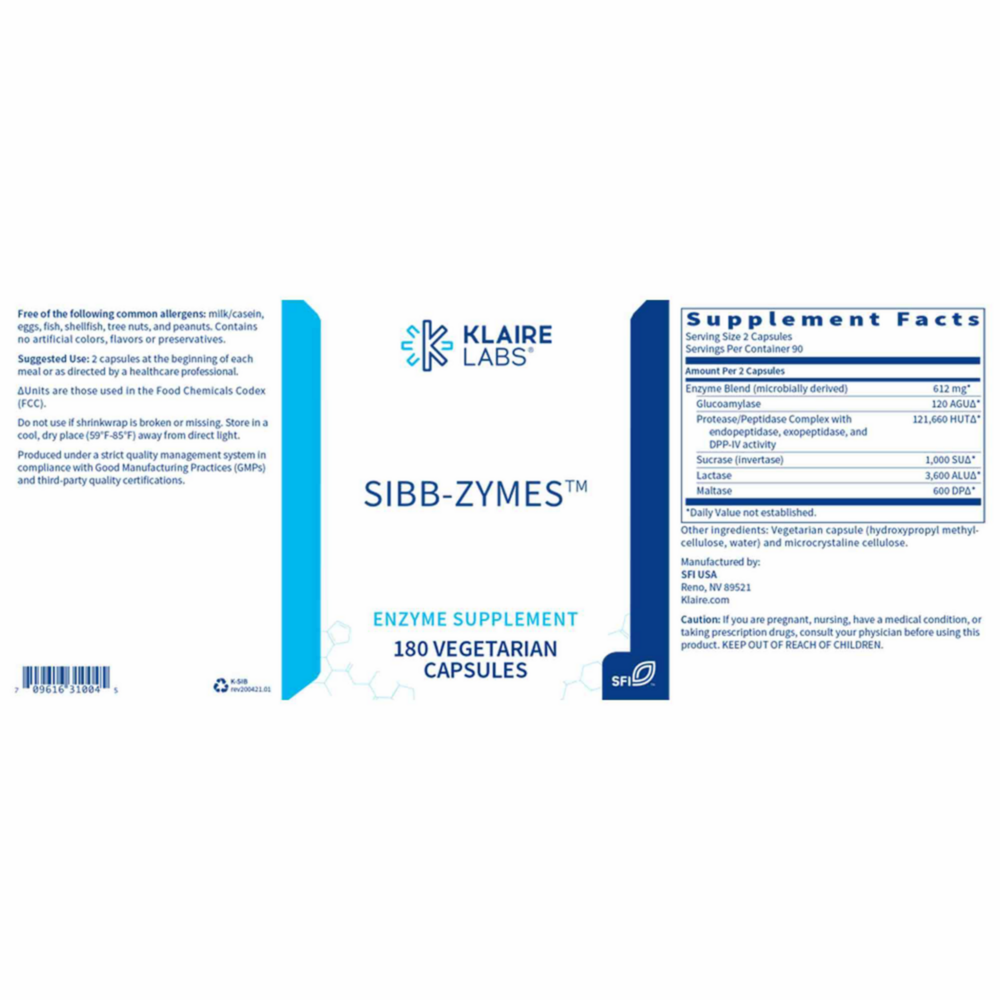 Product image for THER-BIOTIC® SIBB-Zymes™.