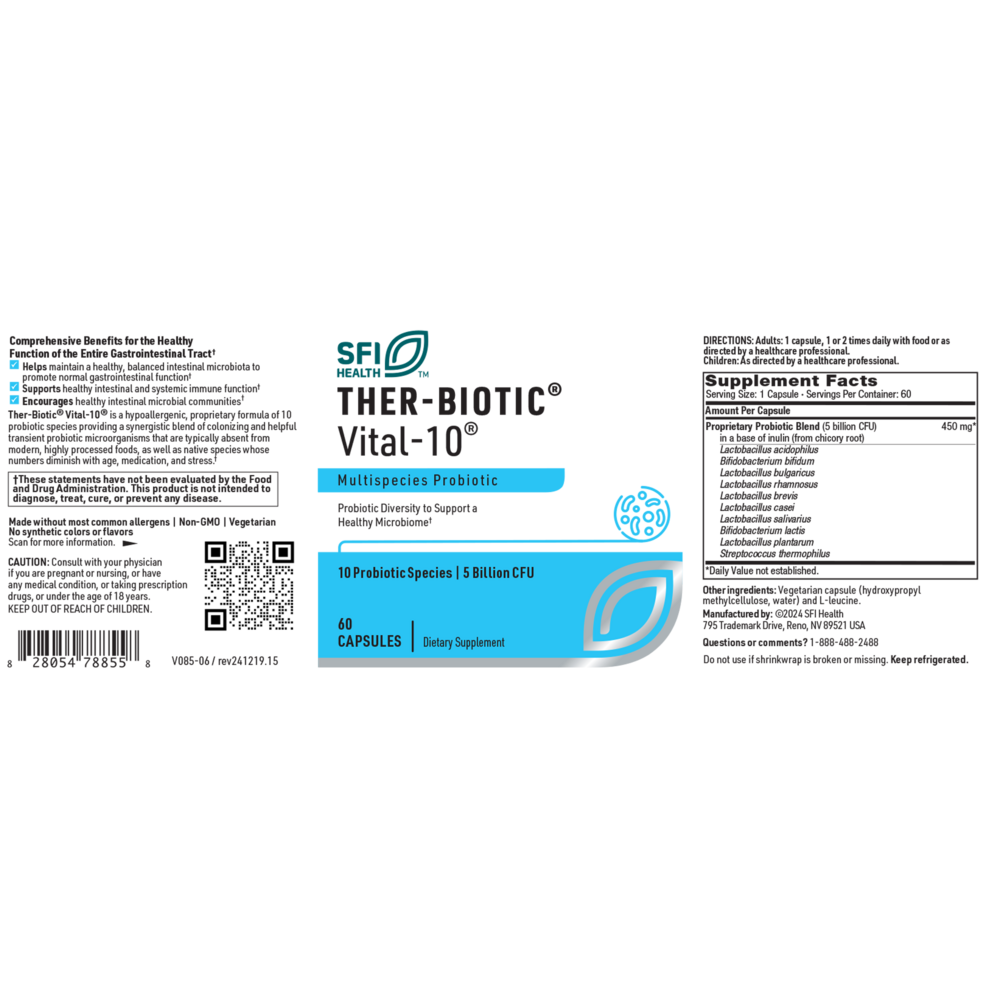 Product image for Ther-Biotic® Vital-10®.