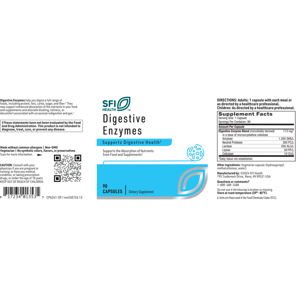 Product image for Digestive Enzymes.