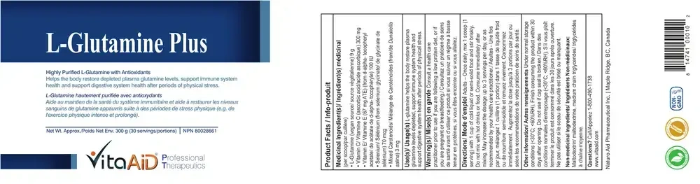 Product image for L-Glutamine Plus.