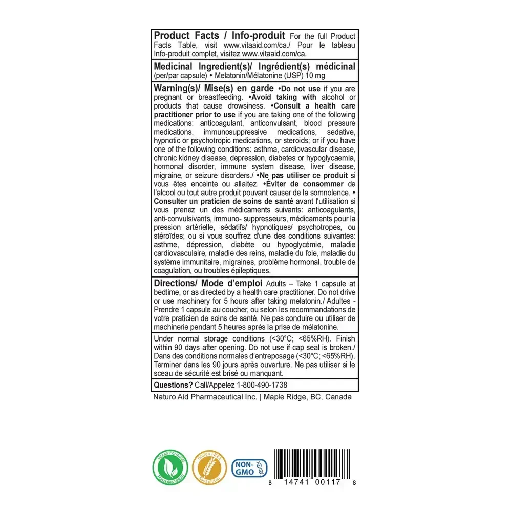 Product image for Melatonin-10.